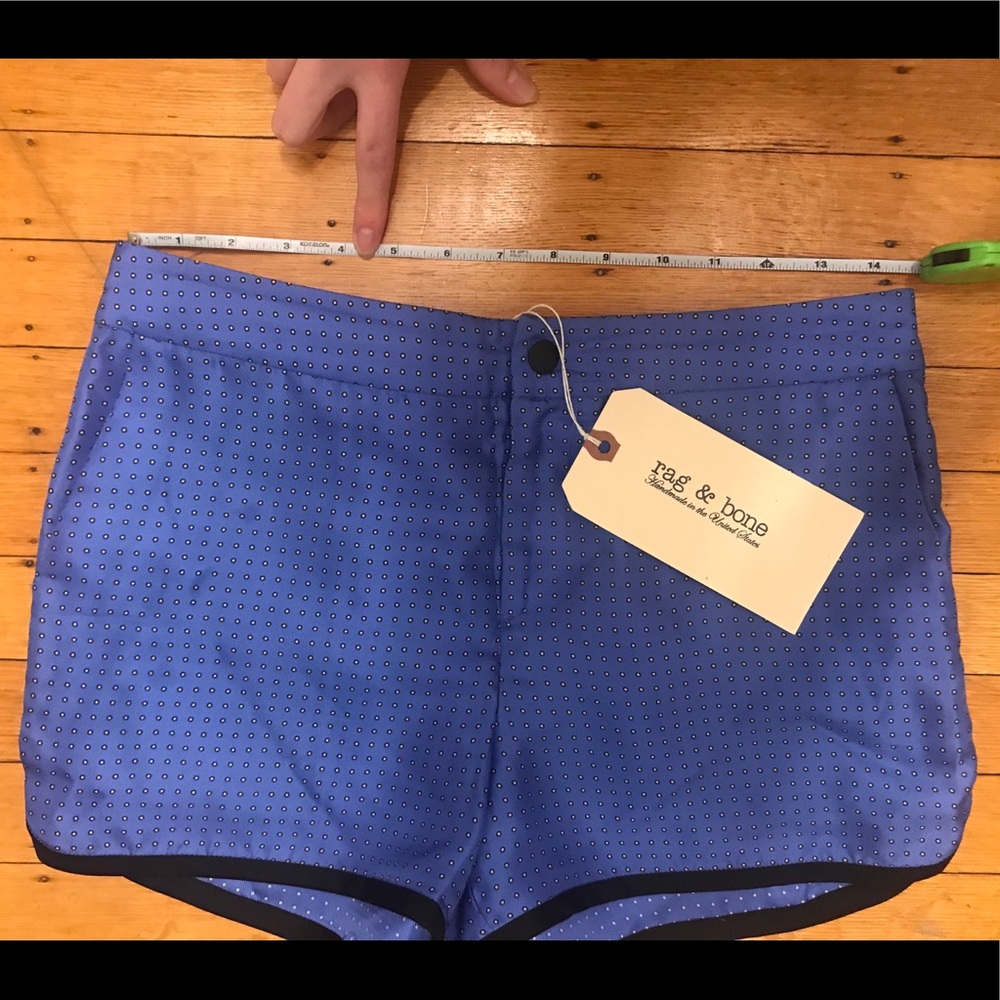 Rag & Bone 100% Silk Shorts - Picture 6 of 8